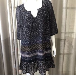 Patrons of Peace Boho Lagenlook Pattern Dress